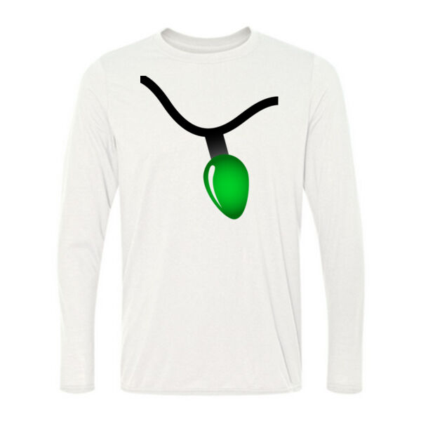 Green Christmas LIght - Light Long Sleeve Ultra Performance Active Lifestyle T Shirt Thumbnail