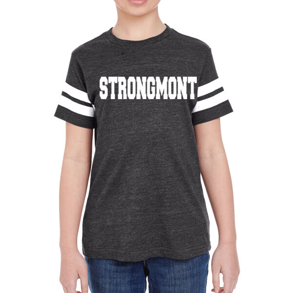 STRONGMONT - Youth Fine Jersey Football Tee Thumbnail
