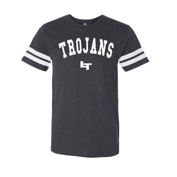 TROJANS LT - LAT Adult Football Fine Jersey T-Shirt Thumbnail