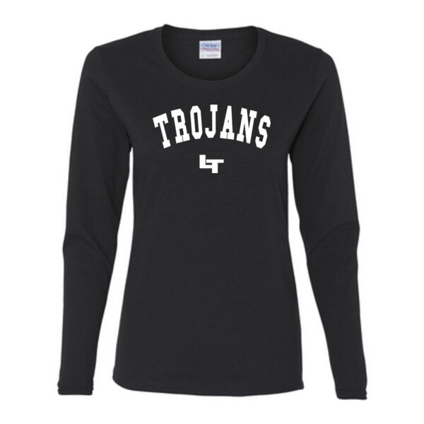TROJANS LT - Gildan Ladies Ultra Cotton™ Long Sleeve Missy Fit T Shirt Thumbnail