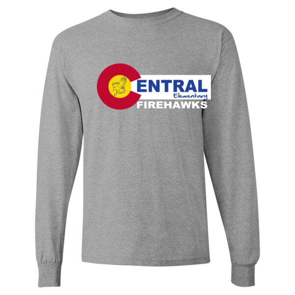 Central CO Design - Heavy Cotton Long Sleeve T-Shirt Thumbnail