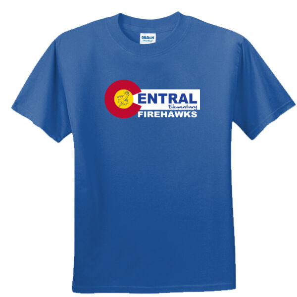 Central CO Design - Unisex or Youth Ultra Cotton™ 100% Cotton T Shirt Thumbnail