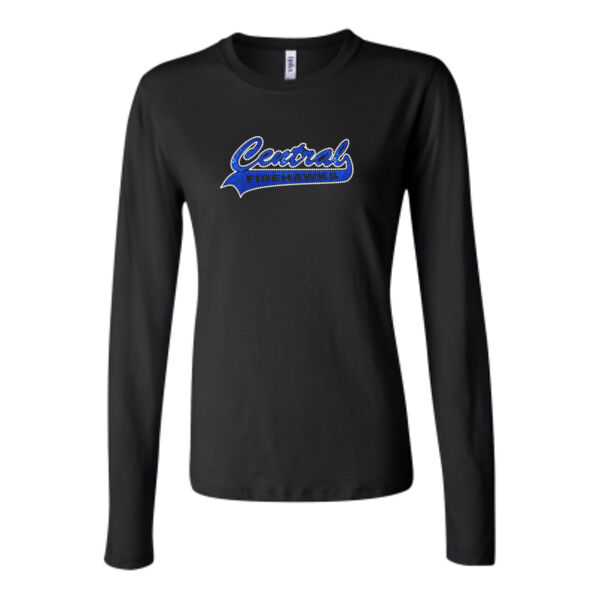 Central Rhinestones - Bella Long Sleeve Crew Tee Thumbnail