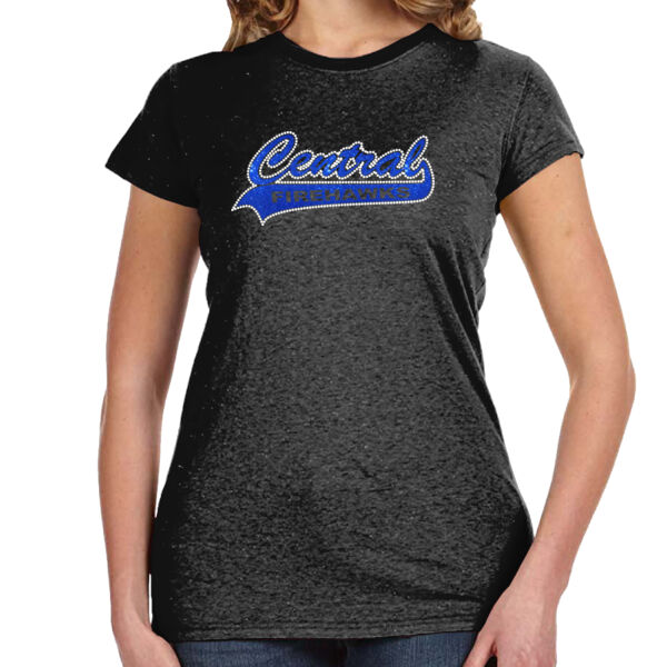 Central Rhinestones - Ladies' Glitter T-Shirt Thumbnail