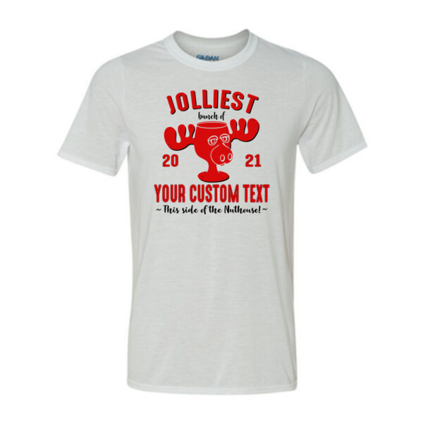 Jolliest Bunch of Custom Christmas - Light Youth/Adult Ultra Performance Active Lifestyle T Shirt Thumbnail