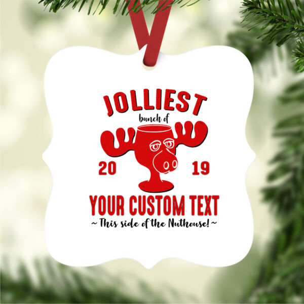 Jolliest Bunch of Custom Christmas - Prague Christmas Ornament Thumbnail