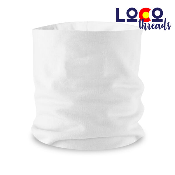 Half Gaiter - Multi-function Half Neck Gaiter - Plain White - No Decoration Thumbnail