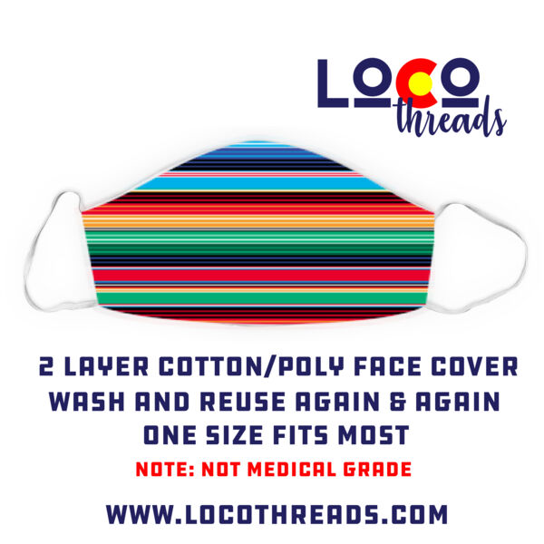 Serape - Face Cover (Mask) Thumbnail