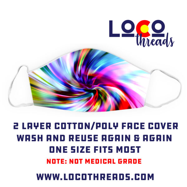 Tie-Dye - Face Cover (Mask) Thumbnail