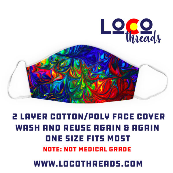 Bright Abstract - Face Cover (Mask) Thumbnail