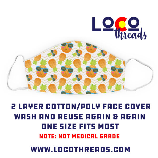 Pineapple - Face Cover (Mask) Thumbnail