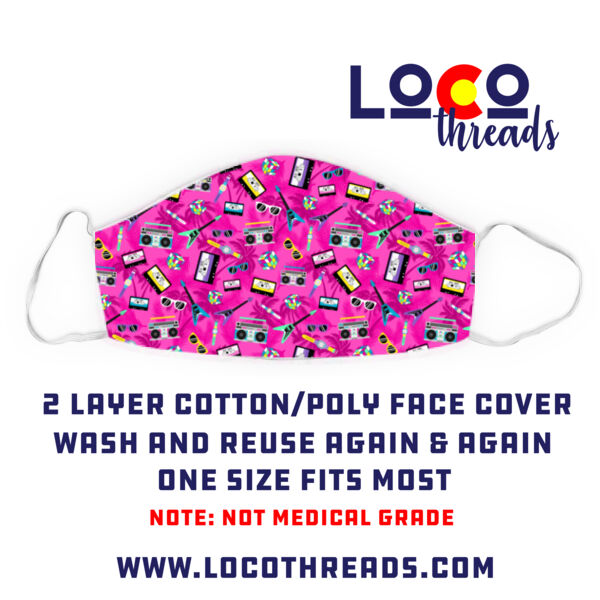 Totally 80's - Face Cover (Mask) Thumbnail