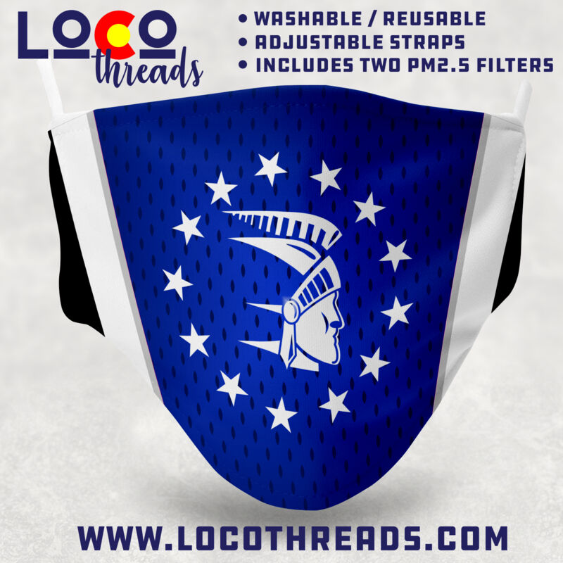 Trojan with Stars - Adjustable Face Mask with 2 Filters Thumbnail