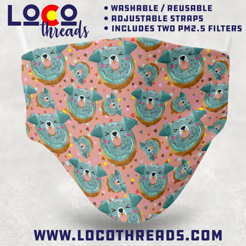 Donut Dog - Adjustable Face Mask with 2 Filters Thumbnail