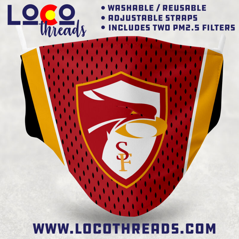 Skyline Falcons - Adjustable Face Mask with 2 Filters Thumbnail