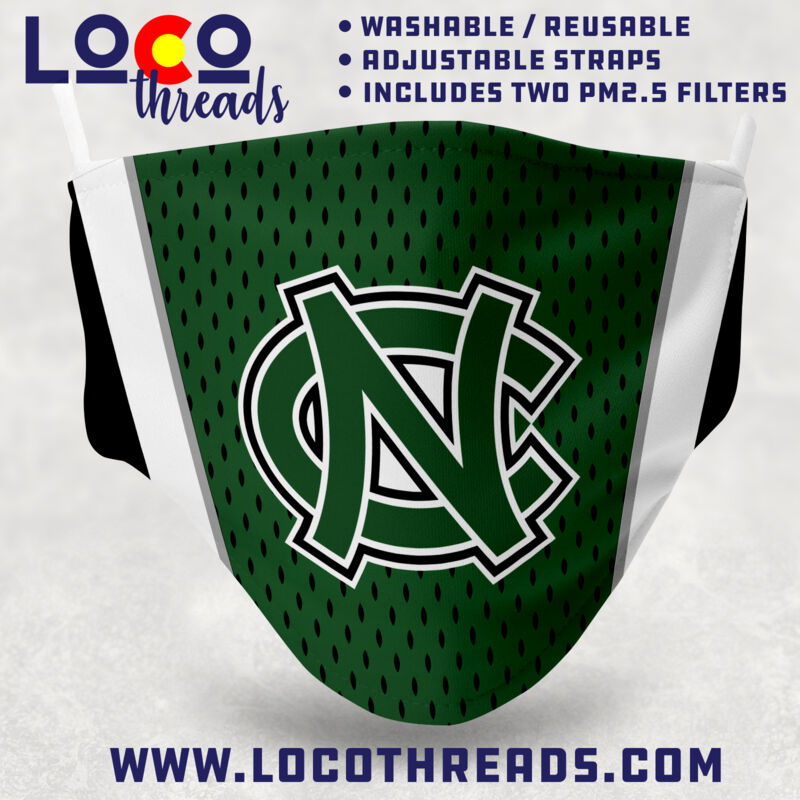 Niwot Cougars - Adjustable Face Mask with 2 Filters Thumbnail