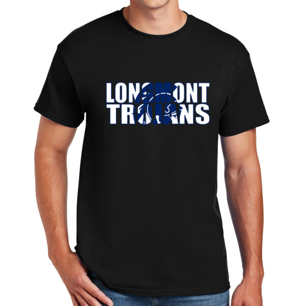 Longmont Trojans Knockout - DryBlend™ 50 Cotton/50 DryBlend™Poly T Shirt Thumbnail