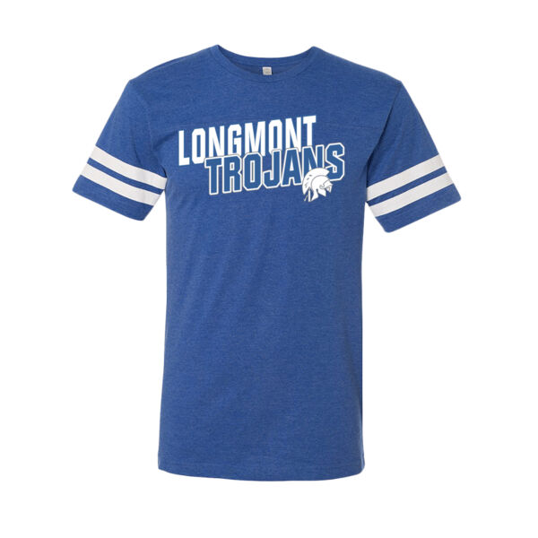Longmont Trojans Athletics - LAT Adult Football Fine Jersey T-Shirt Thumbnail