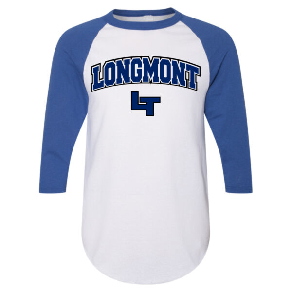 Longmont LT - Adult 3/4-Sleeve Baseball Jersey (S) Thumbnail