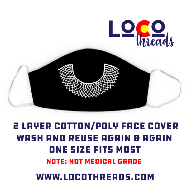 RBG Lace - Face Cover (Mask) - Custom Thumbnail