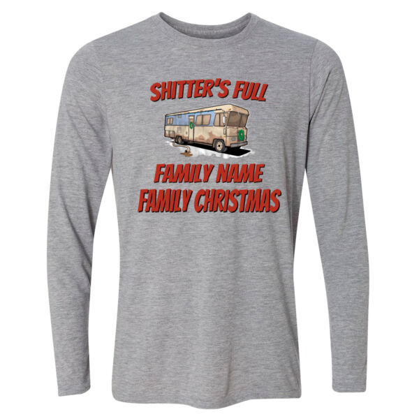 Shitter's Full Family Chirstmas - Light Youth Long Sleeve Ultra Performance Active Lifestyle T Shirt Thumbnail