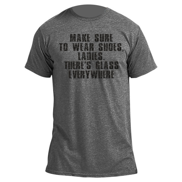 Glass Everywhere - Unisex Poly-Rich Tee Thumbnail