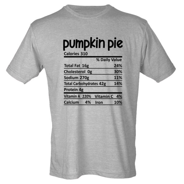 Matching Thanksgiving Shirts - Pumpkin Pie Nutrition Facts - Youth Poly-Rich Tee Thumbnail