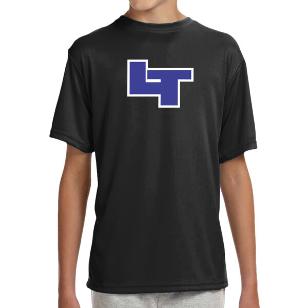 LT - Youth Shorts Sleeve Cooling Performance Crew Dark Color Shirt Thumbnail
