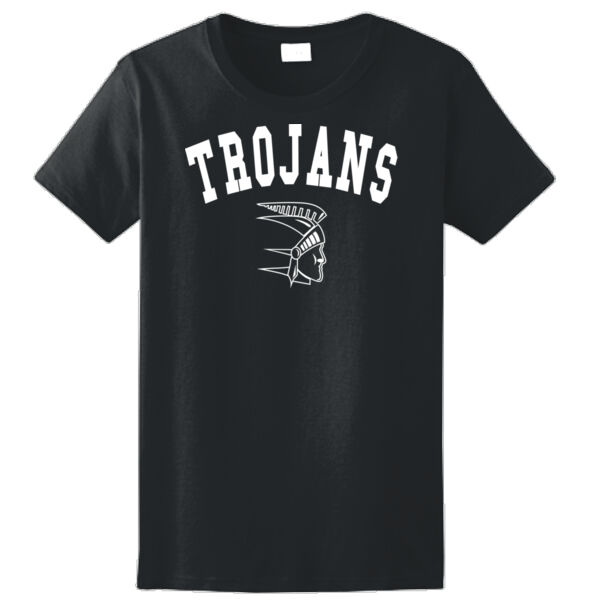 Trojans Logo - Ladies Ultra Cotton™ 100% Cotton T Shirt Thumbnail