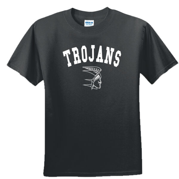 Trojans Logo - Unisex or Youth Ultra Cotton™ 100% Cotton T Shirt Thumbnail