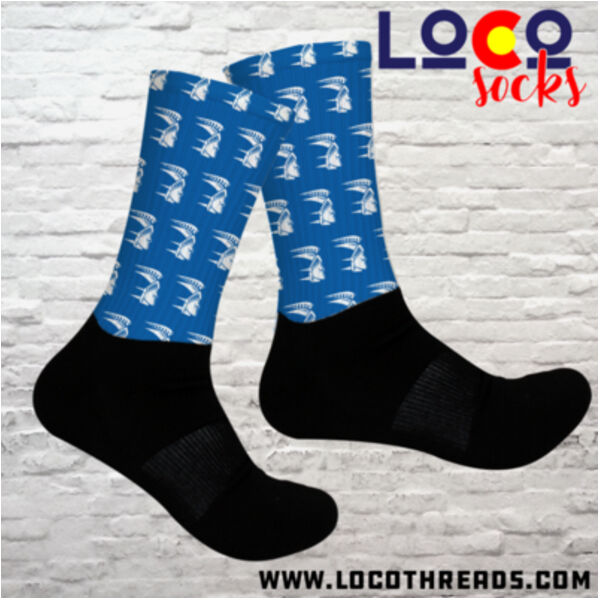 Trojan Head Socks - Athletic Socks Thumbnail