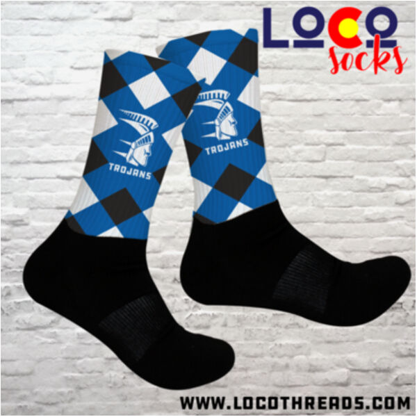 Trojan Argyle Socks - Athletic Socks Thumbnail