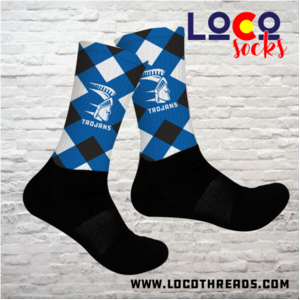 Trojan Argyle Socks - Athletic Socks Thumbnail