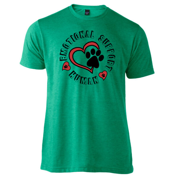Emotional Support Human - Unisex Poly-Rich Tee Thumbnail