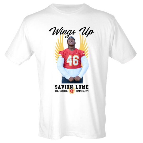 Wings Up for Savion - Youth Poly-Rich Tee Thumbnail