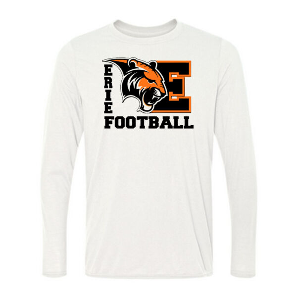 Erie Football E - Light Long Sleeve Ultra Performance Active Lifestyle T Shirt Thumbnail
