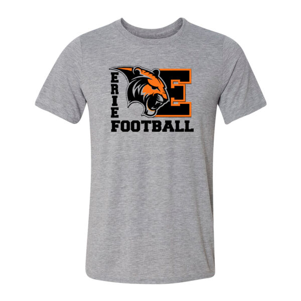 Erie Football E - Light Youth/Adult Ultra Performance Active Lifestyle T Shirt Thumbnail