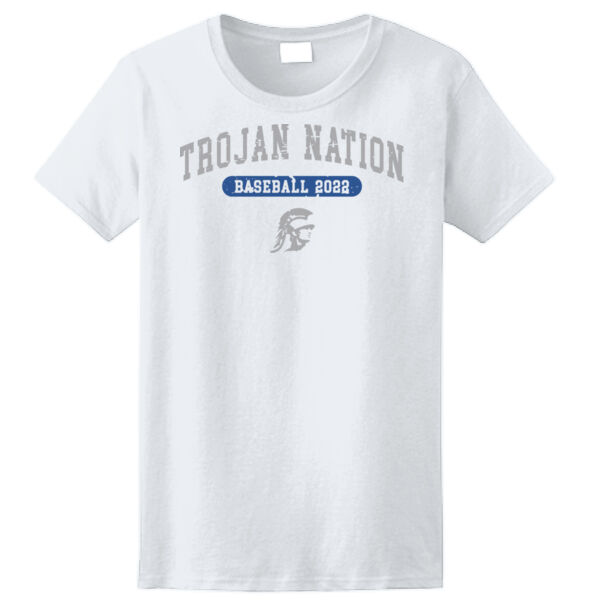 Trojan Nation - Ladies Ultra Cotton™ 100% Cotton T Shirt Thumbnail