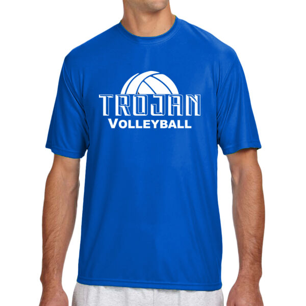 Fan Shirt - Shorts Sleeve Cooling Performance Crew Dark Color Shirt Thumbnail