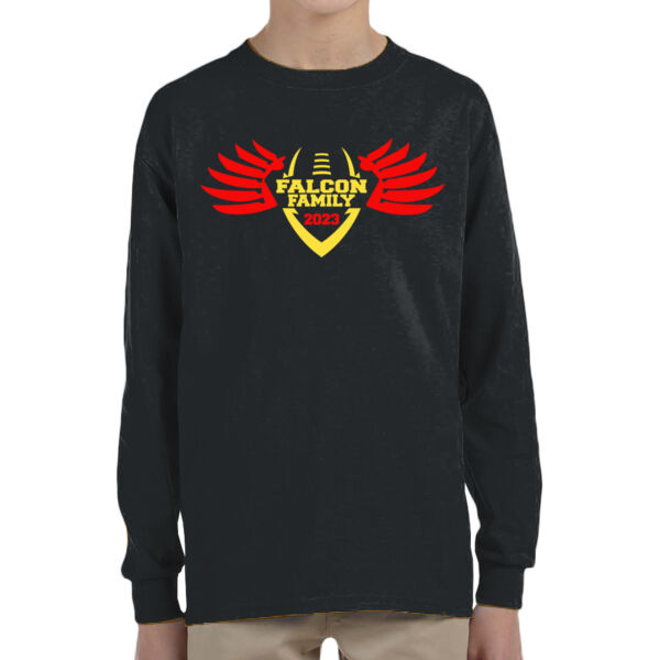 Falcon Family - Youth Ultra Cotton® 6 oz. Long-Sleeve T-Shirt Thumbnail