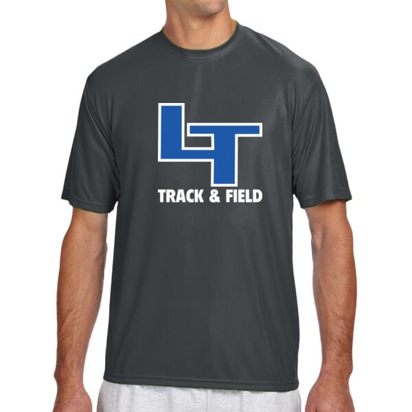 LT Track & Field - Shorts Sleeve Cooling Performance Crew Dark Color Shirt Thumbnail
