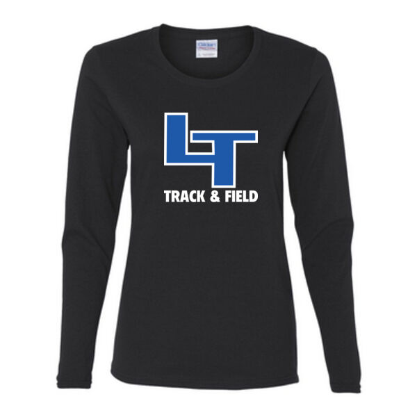 LT Track & Field - Gildan Ladies Ultra Cotton™ Long Sleeve Missy Fit T Shirt Thumbnail