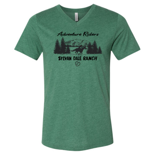 Adventure Riders - Heather CVC V-Neck Tee Thumbnail