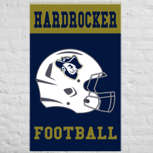 Hardrocker Football - 3' x 5' Polyester Flag Thumbnail