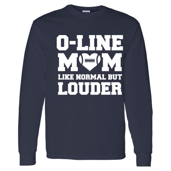 My Heart is on the Line - Heavy Cotton Long Sleeve T-Shirt Thumbnail