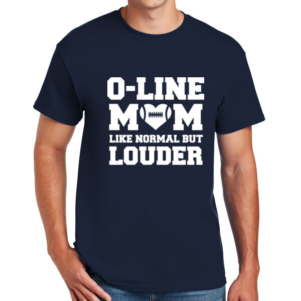 My Heart is on the Line - DryBlend™ 50 Cotton/50 DryBlend™Poly T Shirt Thumbnail