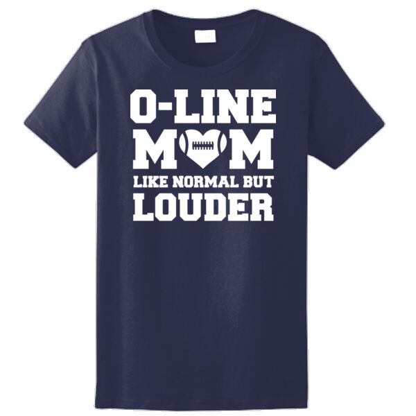 My Heart is on the Line - Ladies Ultra Cotton™ 100% Cotton T Shirt Thumbnail