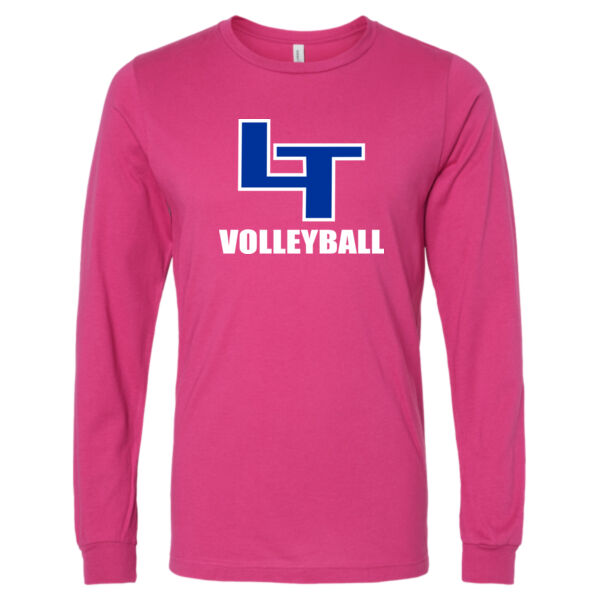 Volleyball Pink Out - Unisex Jersey Long Sleeve Tee Thumbnail