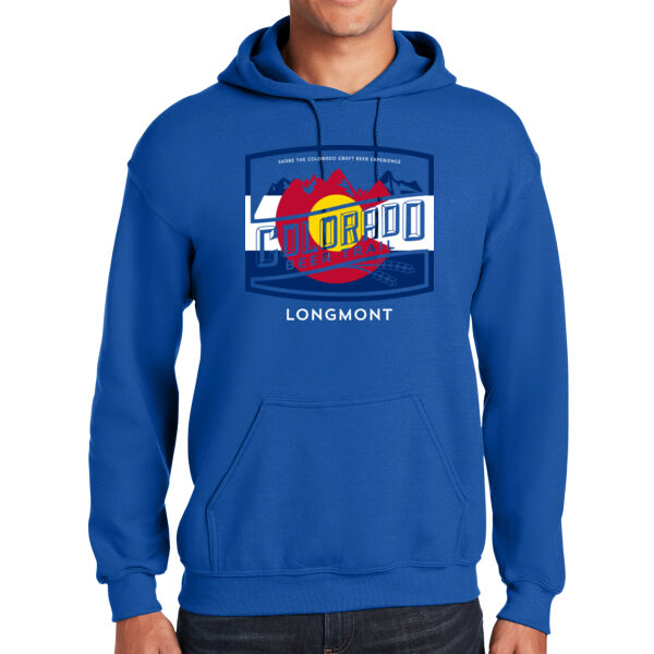 Colorado Beer Trail - update with any City / Text - Adult Heavy Blend™ 8 oz., 50/50 Hood Thumbnail