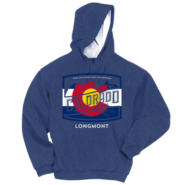 Colorado Beer Trail - update with any City / Text - Champion Reverse Weave® Pullover Hooded Sweatshirt Thumbnail